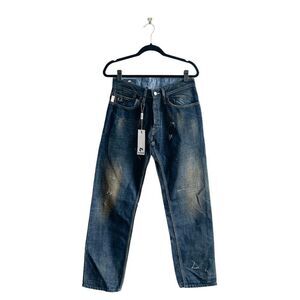 Blue Blood Men's Denim Jeans Re-Target High Rise Wash Royal Burnt Size 30/34 NWT